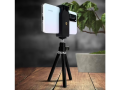 Mini tripod with telescopic legs for smartphones - 360 ° rotation. 