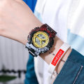【ETOP】Anime Dragon Ball Z Watch Cosplay Props Super Saiyan Goku Gohan Broly Vegeta Cos Students Watches Alarm Clock Action Figure Toys. 