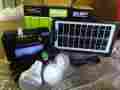 Solar Lighting Kit Inverter Light With Solar Charging System With 3 Bulbs GD-8017A Emergency Solar Light. 