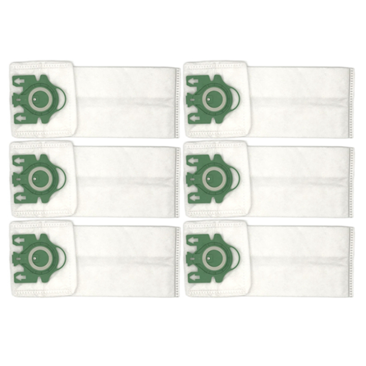 6Piece Type U Vacuum Bags Replacement Parts Accessories Compatible for Miele S7000-S7999 Upright and Dynamic U1 Series Upright AirClean Vacuum Cleaner