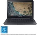 Samsung 11.6" Chromebook with Intel N3060 up to 2.48GHz, 4GB Memory, 16GB eMMC Flash Memory, Bluetooth 4.0, USB 3.0, HDMI, Webcam, Chrome Operating System, Black, Play Store. 