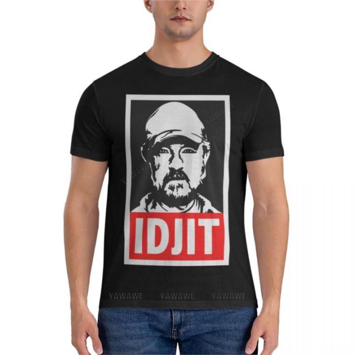 Supernatural Bobby Singer idjit classic T-shirt mens plain t shirts Plain White T shirts men o-neck T-shirt