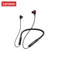 Lenovo HE05X Bluetooth Earphones Sports Headset Waterproof HIFI Sound Magnetic Neckband Headset Sports IPX5 Long Battery With Mic Bluetooth. 