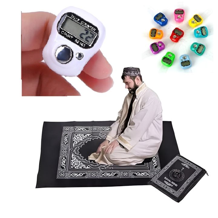 Sevia Mini Hand Tally Counter Finger Counter 5 Digit Digital Counter Japa Head Counter Sevia Counter Zekar Counter Multicolor