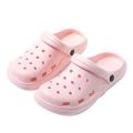 2023 Women's Slippers New Waterproof Summer Outdoor Beach Shoes Big Toe Holey Shoes For Women Men Croc Sandals Wrapped Slippers. 