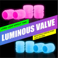 1-4PC Car Tire Valve Caps Luminous Valve Stem Caps Universal Fluorescent Tyre Nozzles For Car Truck Motorcycle Bicycle Valve Cap. 