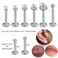 5cs ultolor 1.5-4mm em 16 ar ose ing Stud elix iercing Oreja Labret iercing ragus Earrings Women en Ear Jewelry. 