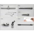 46Pcs Carbon Steel Combination Tool Set Wrench Socket Spanner Screwdriver Household Motorcycle Car Repair Tools. 