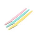 3 Colors Stainless Steel Facial Eyebrow Lip Razor Trimmer Blade Shaver Hair Remover Portable Shaver Facial Razor Makeup Tools. 