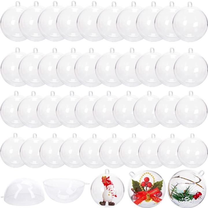 Christmas Tree Decoration Ideas Wedding Party Decorations Clear Plastic Christmas Ornaments Hanging Pendants For Christmas Transparent Christmas Baubles