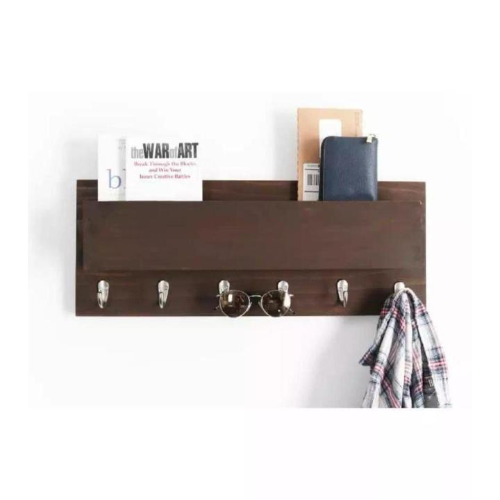 Wall coat key chain rack in  Wood