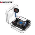 Lenovo Monster XKT01 TWS Bluetooth Earphones Blue and Black. 