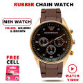 Men Watches Fashion Stylish Date Analog Sweep Movement Water Resistant Watch for Men. 