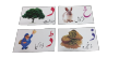 Flash Cards ABC Numbers 123 Urdu Alphabets Alif Bay Pay with Pictures For Toddlers Books for Kids Learning Education 5.5 inches x 3.5 inches. 