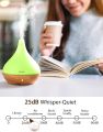 Homasy 330ml Essential Oil Diffuser, 256 Sóothing Light Colors Whisper-Quiet Operation Oil Diffuser with Sleep Mode Design, Waterless Auto-off and BPA-free Aromatherapy Diffuser for Office, Home, Yoga. 