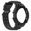 For Samsung Galaxy Watch5 40mm Armor Silicone Watch Band + Protective Case. 