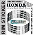 HONDA Pridor Rim Decoration Sticker. 