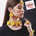 Gotta jewllery, hand made gotta jewellery, mehndi jewellery set, gotta jewellery set, mehndi jewellery set for bridal. 