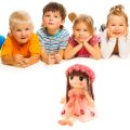 New Jumperjuer-Little Girl Cute Rag Doll Lovely tuffed Doll oft Pluh Toy Home Decoration Birthday Gift for Kid Girl. 