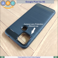Google Pixel 4a 5G Case , Carbon Fiber and Brushed Texture Soft Silicone Shockproof Back Cover for 4a5G. 