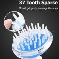 Scalp Head Round Anti-itch Scratcher Household Scalp Cleaning Massage Shampoo Brush. 