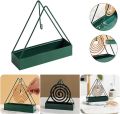 Mosquito Coil Stand Triangle Anti-scald Mosquito Coil Holder Stand Wax Melt Burner Home Decoration Aromatherapy Burner,House Hold Accessories. 