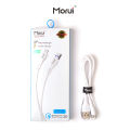 Morui Cable MC-02 - Long 1M USB to Type C Ultra Cable for Reliable Charging | VOOC | Turbo Charging | 3A Output | Qualcomm 3.0 Ultra Fast Charging. 