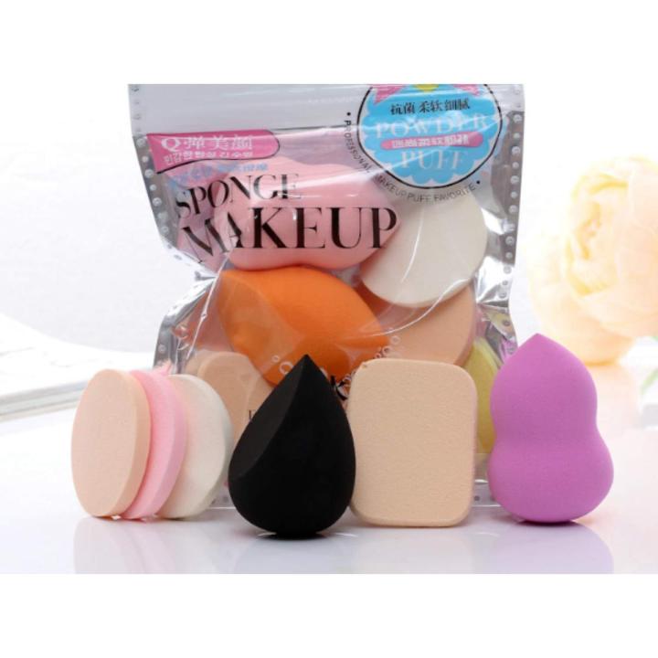 Make Up Puff Pack Of 35 - Cosmetic Puff Sponges For Dry Wet Use