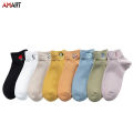 BTS BT21 Embroidery Korean Cute Thin Cotton Short Ankle Socks for Adults. 