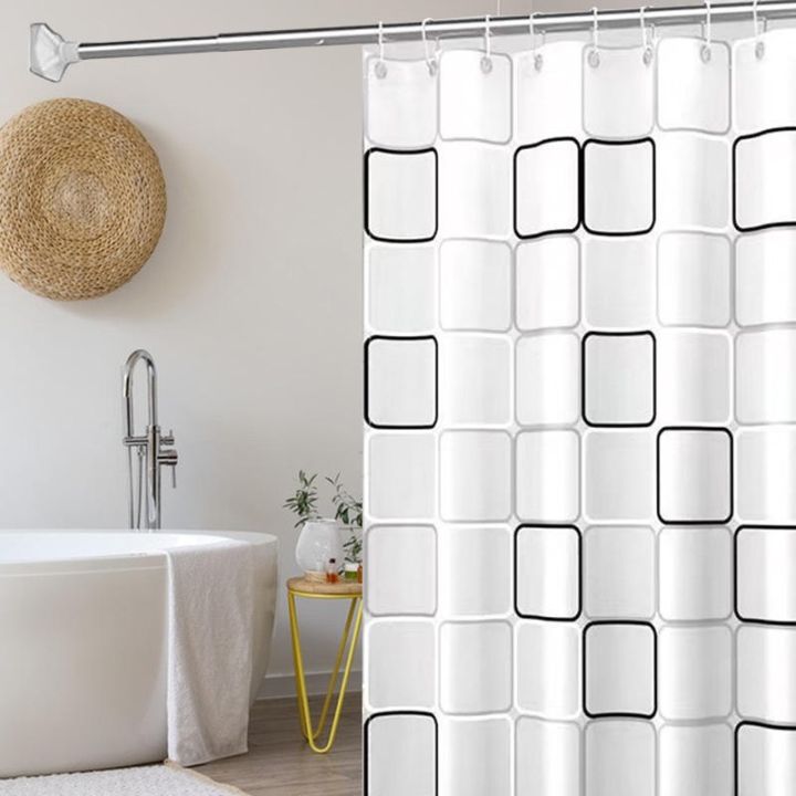 IKEA%20-%20BJ%C3%84RSEN%20Shower%20curtain,%20white%20180%20x%20200%20cm%20-%20Fabric%20Fall%20Curtains%20Waterproof%20Stylish%20Design,%20Bathroom%20Curtain,%20-%20Image%208