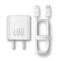 Baseus GaN5 Type C Charger – 20W Mini PD Fast iPhone Charger with US Plug, for iPhone 15/14/13, iPad, Samsung Galaxy and More. 