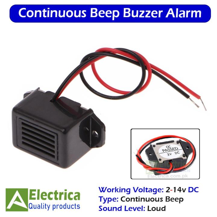 3v Loud Sound Continuous Beep Electronic Buzzer Alarm By Electrica
