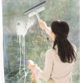 Double Sided Glass Door Household Squeegees Glass Paint Scraper Cleaner Shower Squeegee for Tile Shower Scraper Household Window Squeegee Household Window Scrubber. 