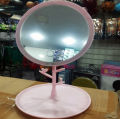 Rechargeable Makeup Mirror with Lights, LED Vanity Mirror Countertop Makeup Mirrors Touch Sensor On/Off Long Press to Adjust Brightness. 