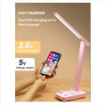 Multifunctional LED Eye Protection Dimmable Table Lamp Study/Work/Reading Light Study Foldable Desk lamp Universal Power socket with With 2 Type-A USB Ports & 2 Sockets, Extension Lead with USB Charging Extension. 