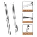 6 Pcs Jalapeno Pepper Corer Tools,Stainless Steel Fruit and Vegetable Corer,Cherry Pitter Zucchini Corer. 