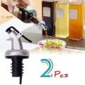 2Pcs Oil Bottle Cap Oil Lid, Oil Vinegar Bottle Stopper for Pour Oil, Olive Oil, Oil Bottle Nozzal, Oil Nozzal, Bottle Dispenser for Home and Kitchen Leak-Proof Bottle Nozzal (Bottle Not Included). 