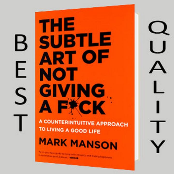 The Subtle Art of Not Giving a F Book by Mark Manson
