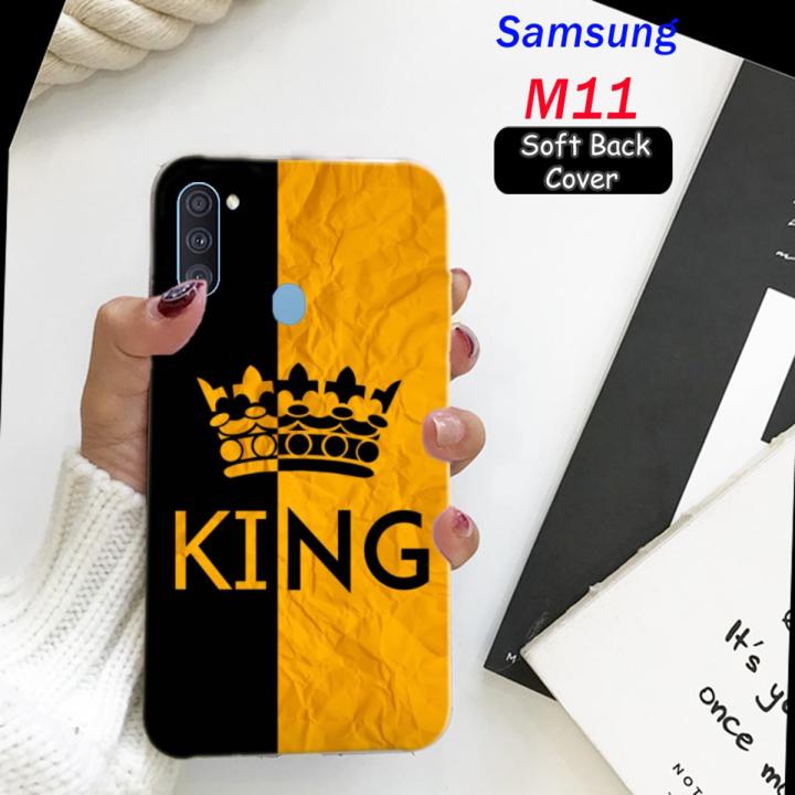 Back Cover for Samsung M11 King 2Gud Soft Phone Case For