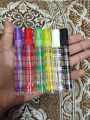 Size 8ml Refillable Spray Bottle mini refillable Perfume Galss bottle  perfume and cosmetic liquid atomizer for travel Pack of 6. 