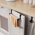 Premium Stainless Steel Over-the-Cabinet Door Towel Rack  High-Quality Space Saver for Kitchen & Bathroom. 