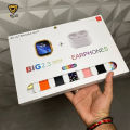 I20 Ultra Max Suit Smartwatch 2.03 inch Display Size 7 Straps With Airpods Pro. 