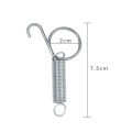 10Pcs Animal Cage Latches Lock Spring Rabbit Cage Door Tension Spring with Hook. 
