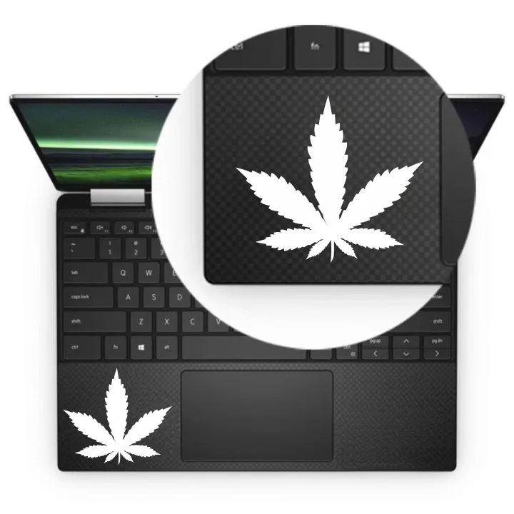 Weed%20Leaf%20Vinyl%20Decal%20Laptop%20Sticker,%20Laptop%20Stickers%20for%20Boys%20and%20Girls,%20Bike%20Stickers,%20Car%20Bumper%20Stickers%20by%20Sticker%20Studio%20-%20Image%202