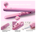 MINI HAIR STRAIGHTENER Traveling Electronic flat iron aluminium plates portable new mini hair iron car EASY charge mini Small hair straightener multicolor. 
