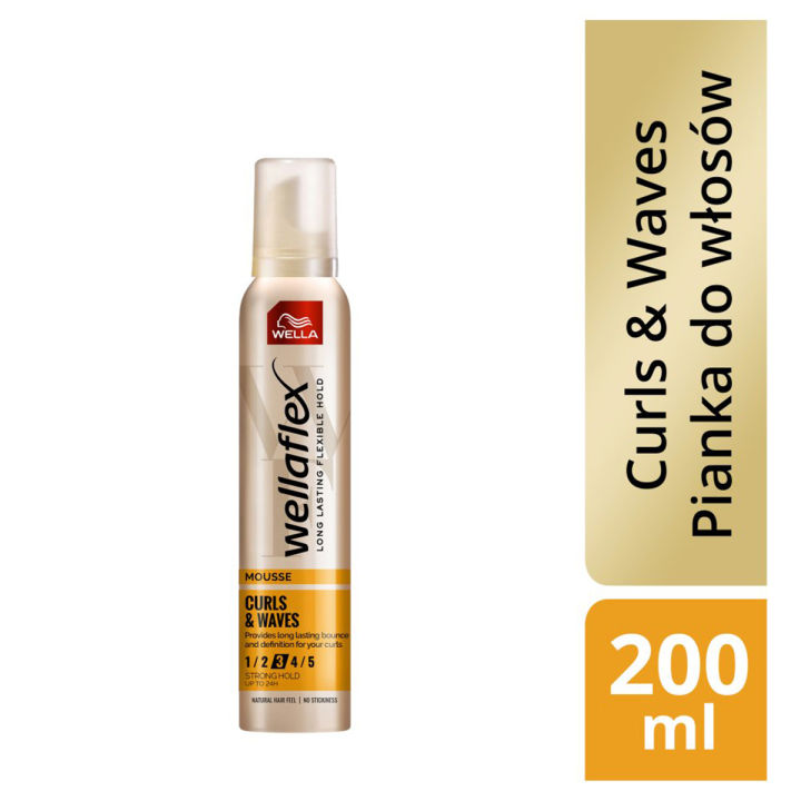 Wella Wellaflex Curls & Waves Strong Hold Mousse Hold 200ml