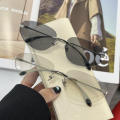 Personalized sunglasses womens Trendy Future fashion Y2K design sunglasses Light luxury Korean sunglass for Fashion accessory Sun protection Streetwear Urban Millennial women. 