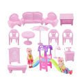 Dream Castle Big Doll House for Girls - 162 Pieces 3-Storey Villa Family DIY Accessories Assembly Toy Girl Gift. 