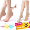High Quality Skin Color socks for women and girls | Pack of 03. 