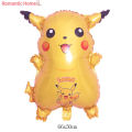 New Pokemon Birthday Decoration Set Pikachu Figure Balloon Pokemon Cake Topper Charmander Bulbasaur Latex Balloons for Birthday Decor Baby Shower Party Needs Pokémon Fans Event Kids Toys Supplies. 